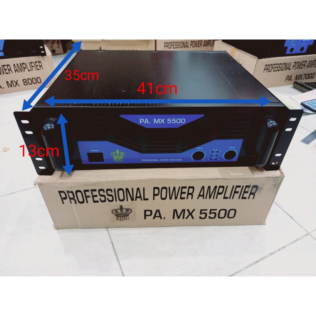 BOX POWER AMPLIFIER PA. MX 5500 Box professional power ampli pa MX5500