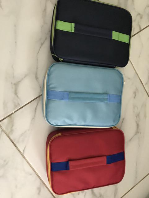 Tas Bekal / Lunch Bag Yooyee / Lunch Box Bag Polos Bahan Nylon Alumunium Tebal Bagus