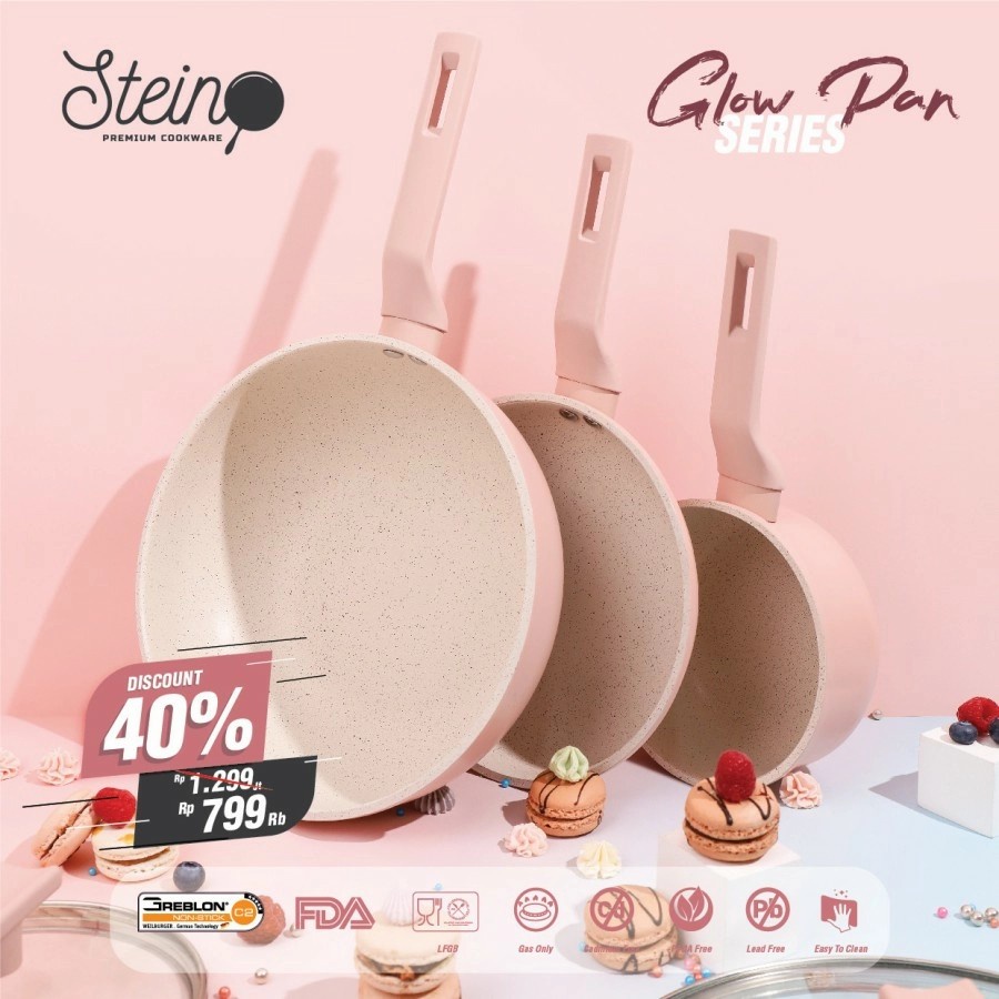ORIGINAL STEIN COOKWARE GLOW PAN SERIES