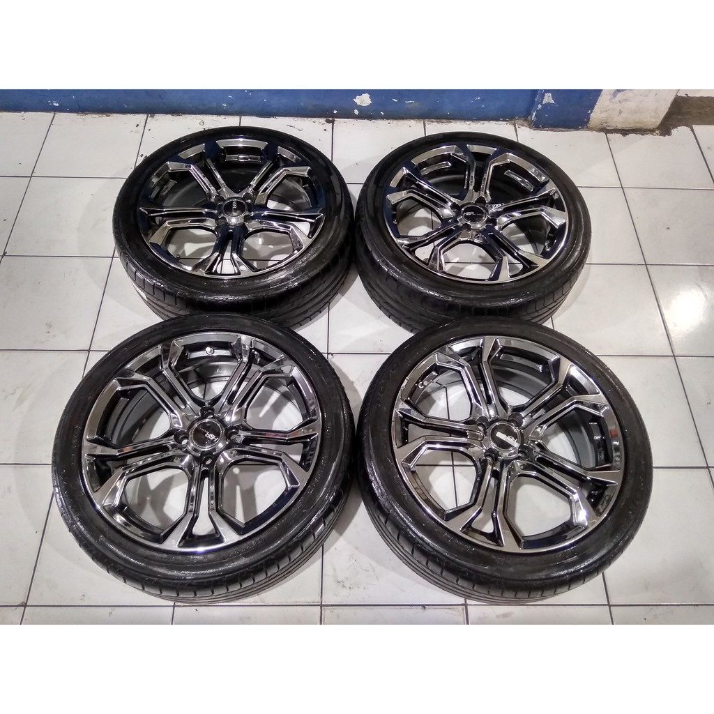 Sale Velg Seken Murah Berkualitas TROCHE(HSR) + BAN DRB 205 45 R17 mewah