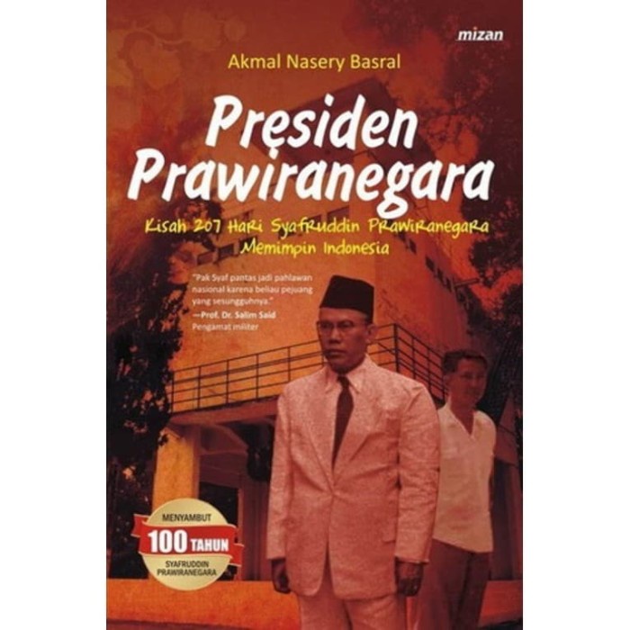 Buku Novel Presiden Prawiranegara-New