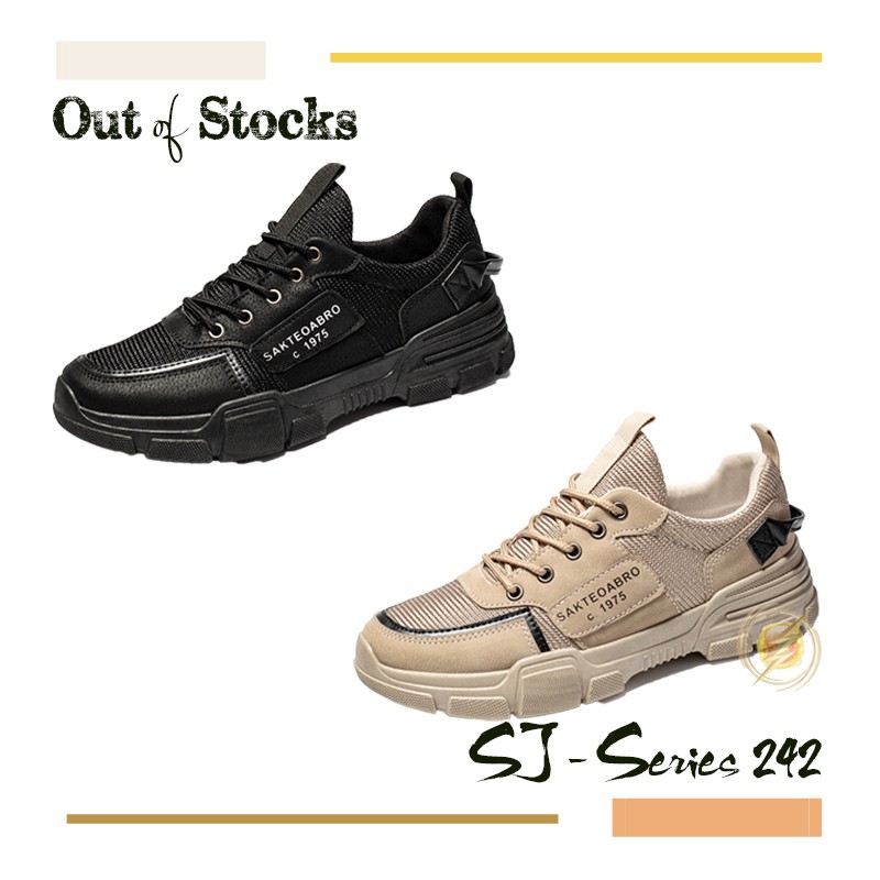 [OOS] Sepatu Sneakers Pria Trendy Casual Kualitas Import Premium - 242