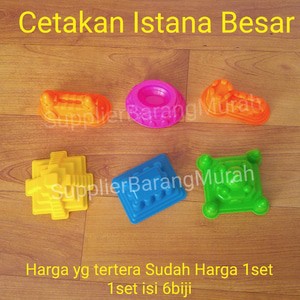 cetakan playsand istana besar ( mainan anak play sand pasir kinetik) HM0009