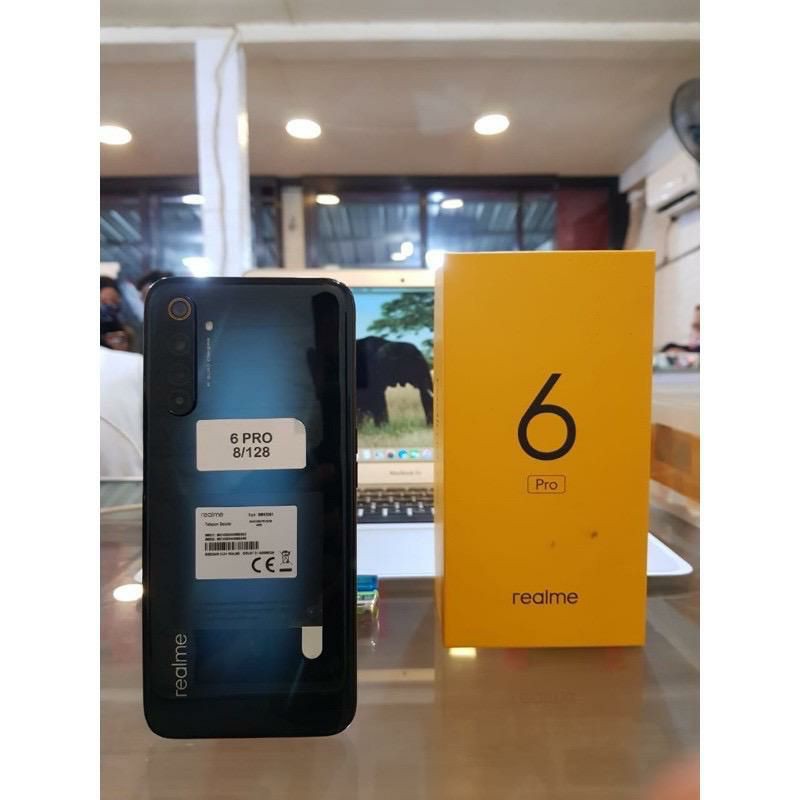 Realme 6 pro 8/128 fullset second like new garansi resmi no minus