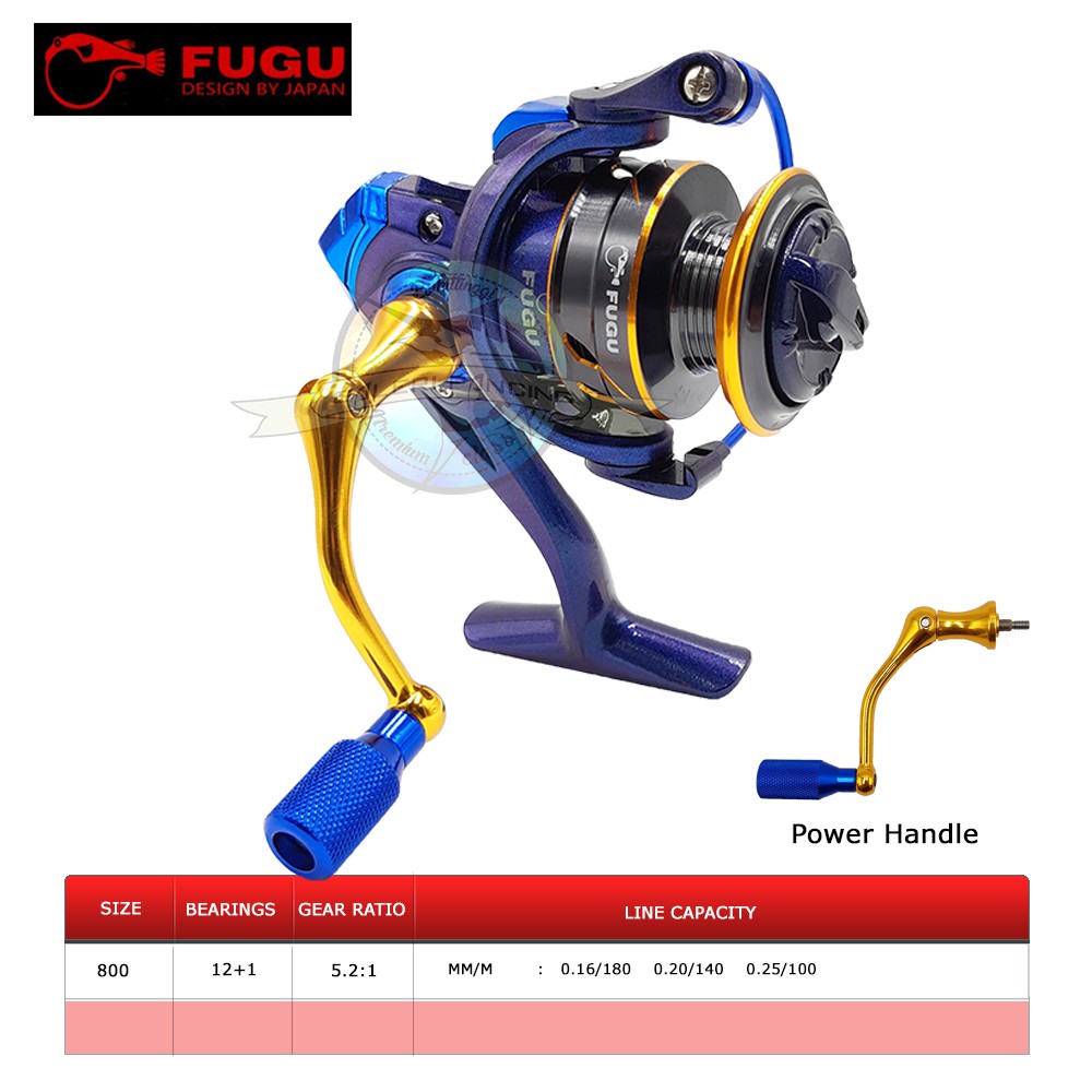 Reel Pancing Power Handle Fugu Nidji 800