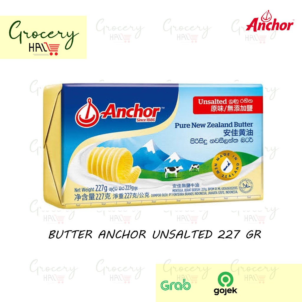 

[ KEMASAN BARU ] ANCHOR UNSALTED BUTTER 200 GR