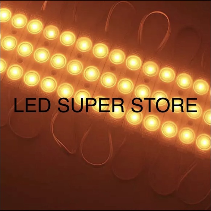 100PCS LED Module 5630 3 LED + Lensa Tipe 8218 12V/24v