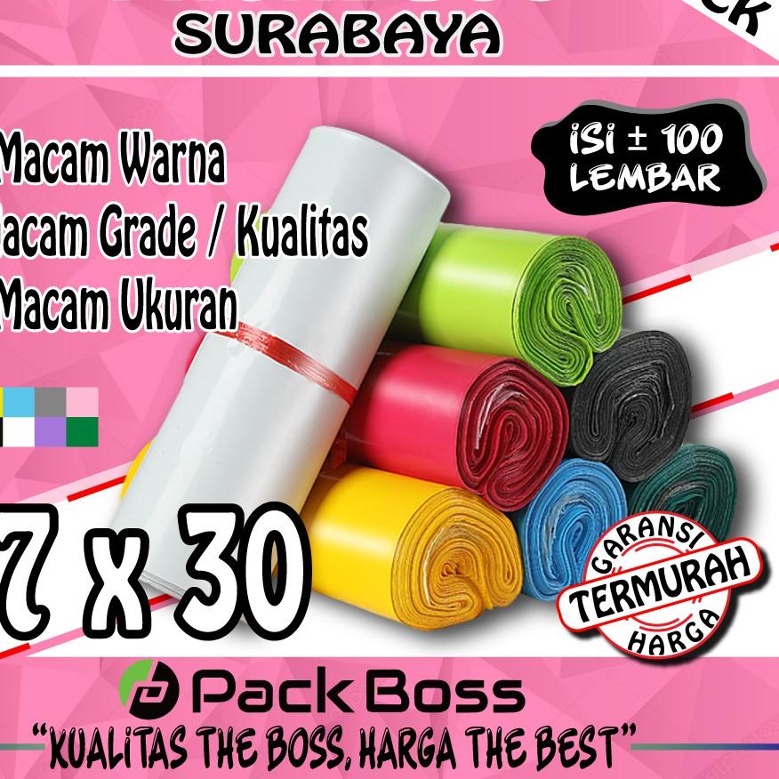 

10.10 Promo Brand POLYMAILER PACKBOSS 17x30 ISI ±100 LEMBAR, TEBAL 60 mc, KUALITAS BOSS, HARGA DIJAM