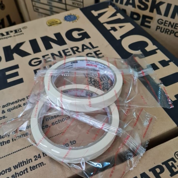 

Masking Tape/ Lakban Kertas Merk Nachi Tape Ukuran 12mm per box