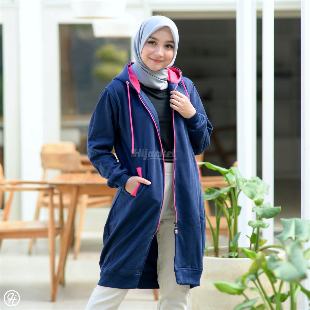 HIJACKET BASIC HJ20 Jaket Wanita  Muslimah  Shopee Indonesia