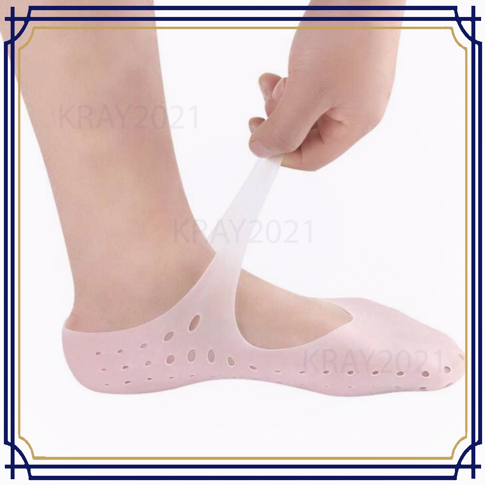 Kaos Kaki Sepatu Shock Absorb Silicone Gel Anti Slip 2PCS - HL842