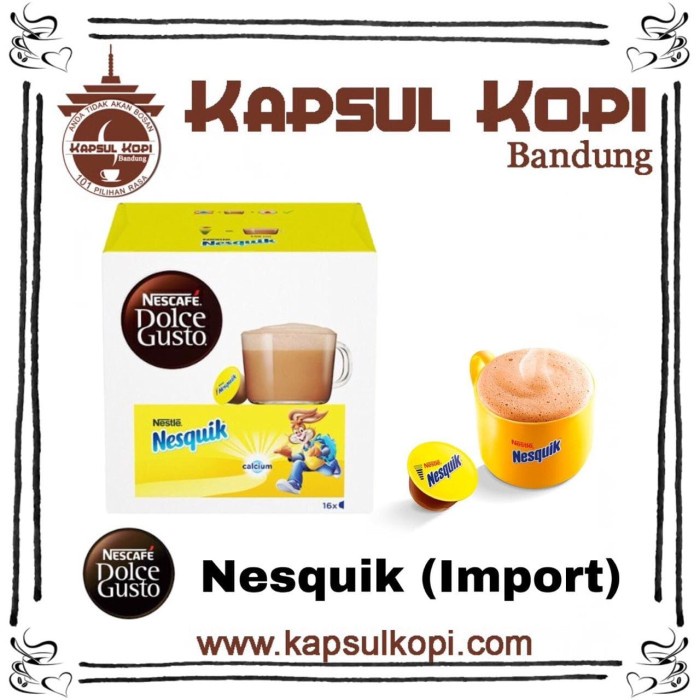 

Kopi - Nesquik Kapsul Kopi Nescafe Dolce Gusto Import Ndg Coffe Capsule