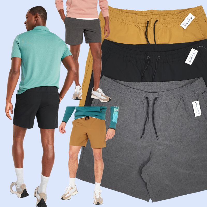 ONPT012 Old Navy Men StretchTech GoDry Jogger Shorts 7inch - Celana Pendek Pria Branded Original