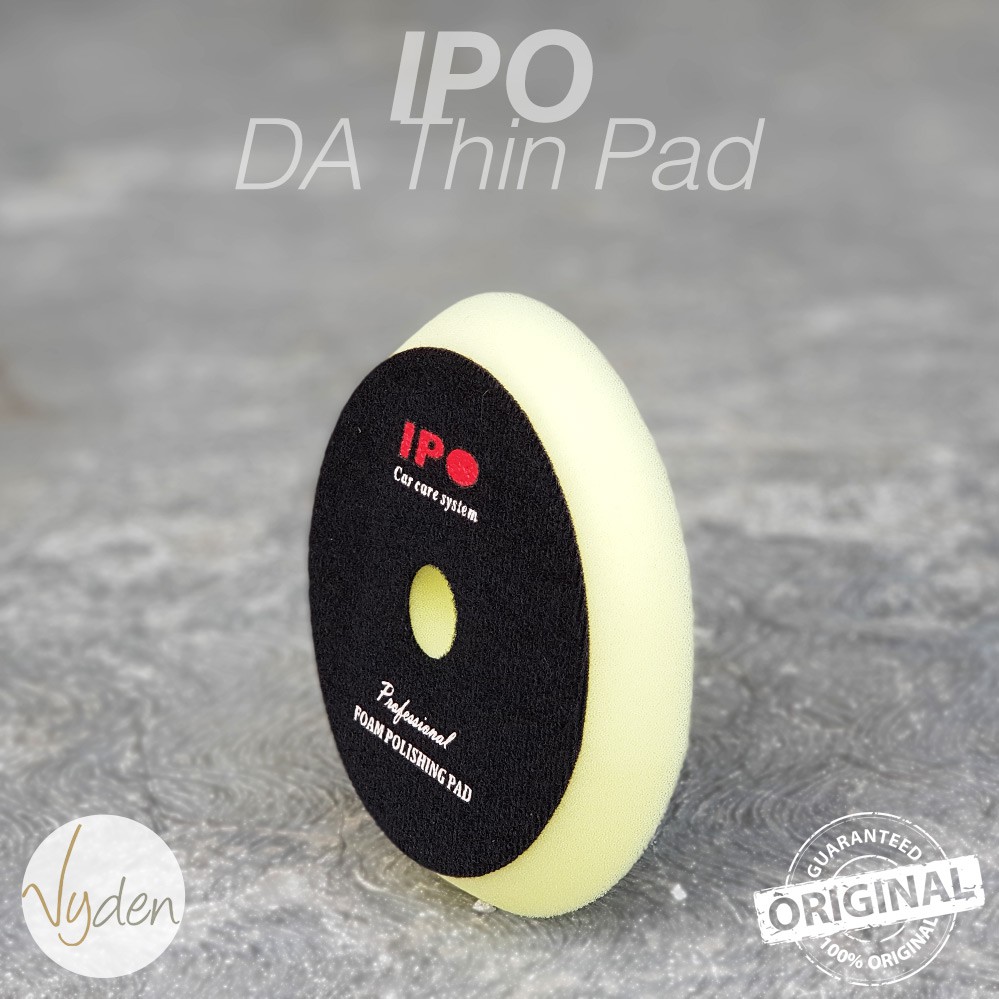 IPO Yellow Polishing Thin Pad 6inch Flat Kompon Halus Polish Busa Poles Mobil Dual Action MURAH