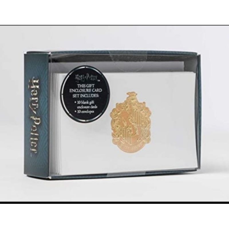 

INSIGHT HARRY POTTER CREST FOIL GIFT ENCLOSURE CARD HUFFLEPUFF