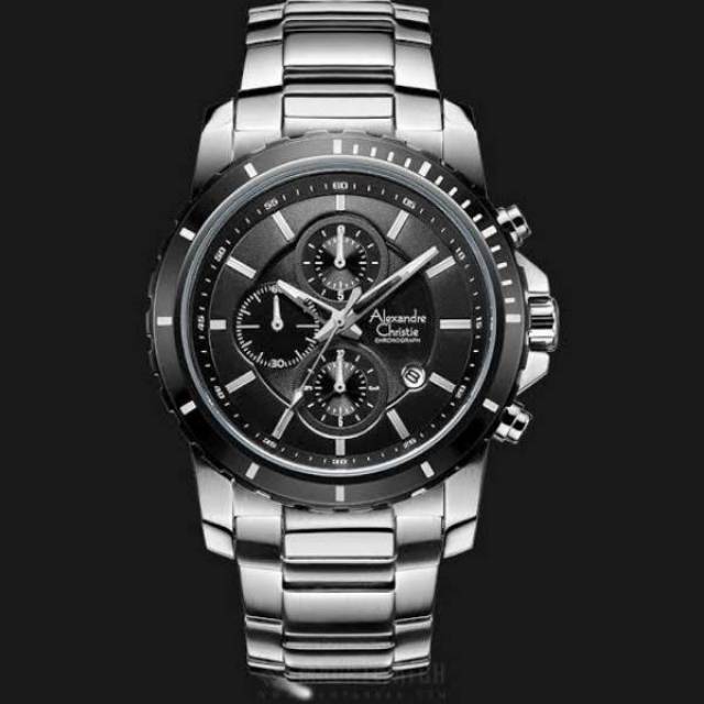 Alexandre Christie 6141 MC Silver Black