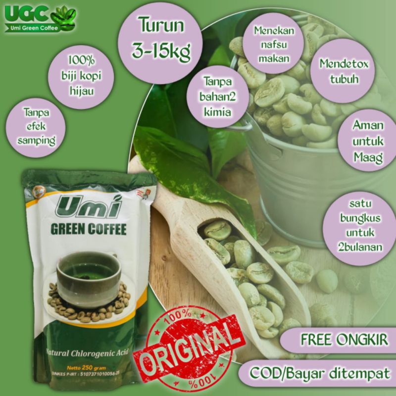 

Best Seller Pelangsing Herbal UMI GREEN COFFEE ORIGINAL