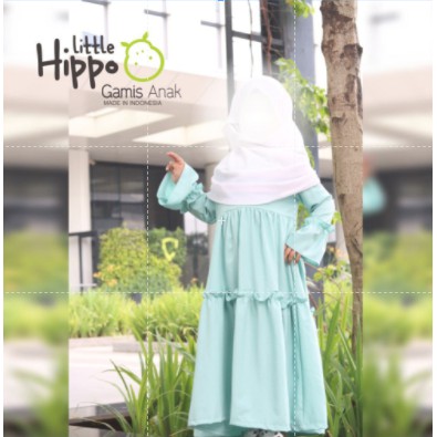 Gamis Anak Perempuan Little Hippo Premium