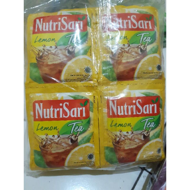 

nutrisari Lemon tea beneran seger banget