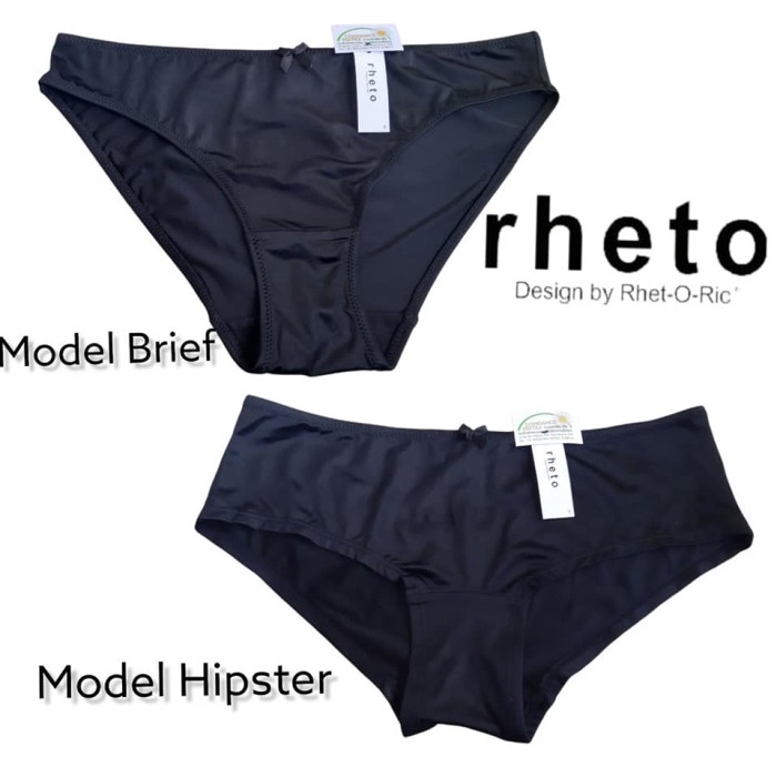 Panty Rheto Black Shinny 2 Model