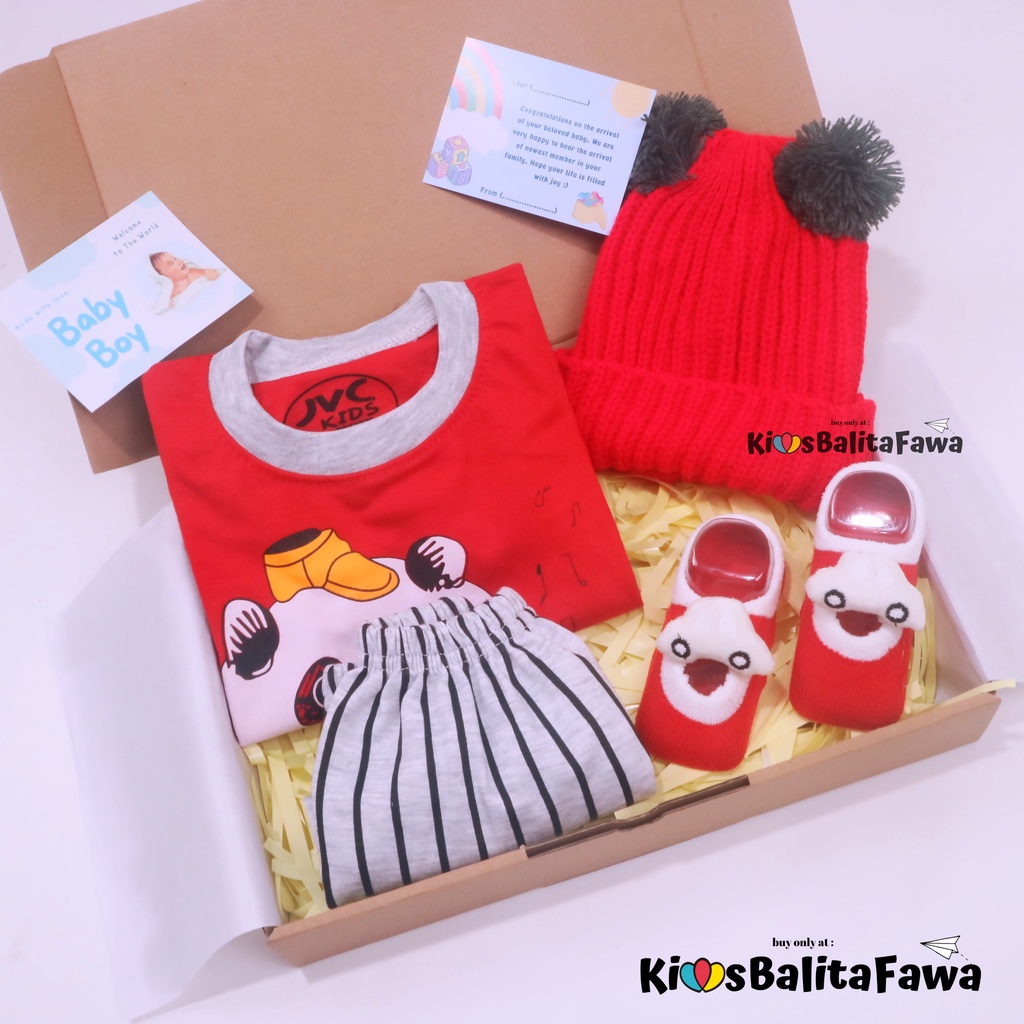 [GALASKY] Hampers Set Baby Boy 3-24 Month /  Kado Lahiran Hadiah BayiLaki-Laki Bulan New Born Gift Setelan BabyCinnamon