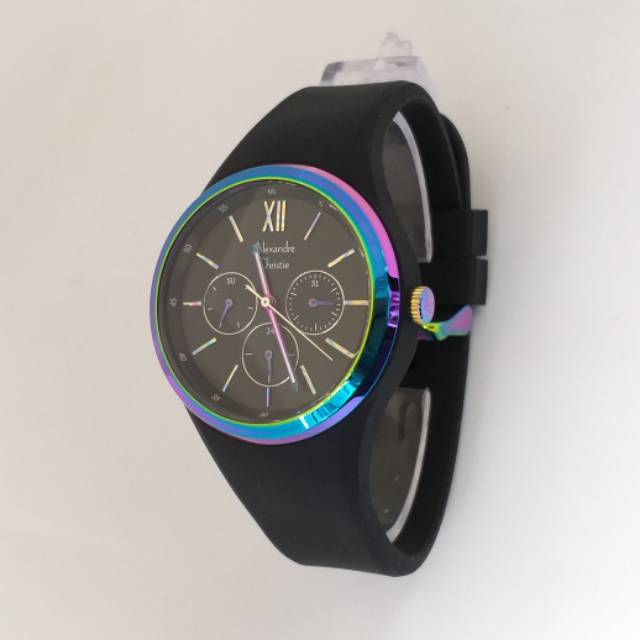 Jam tangan Alexandre Christie AC 2773 BF black jam tangan wanita