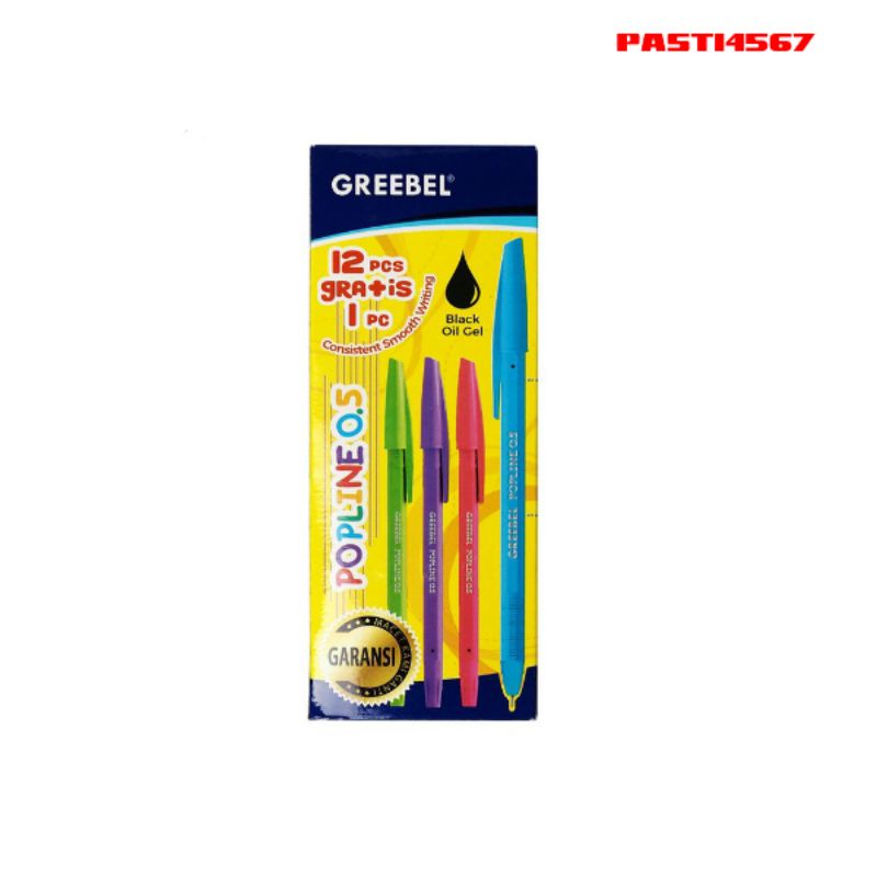 

PULPEN GREEBEL POPLINE 0.5MM@1lusin