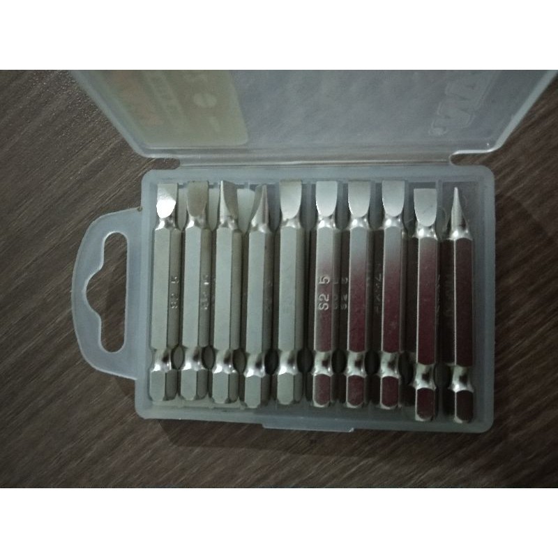 MATA BOR OBENG SET ISI 10 PCS BITS SET FIXMAN KWALITAS TERJAMIN