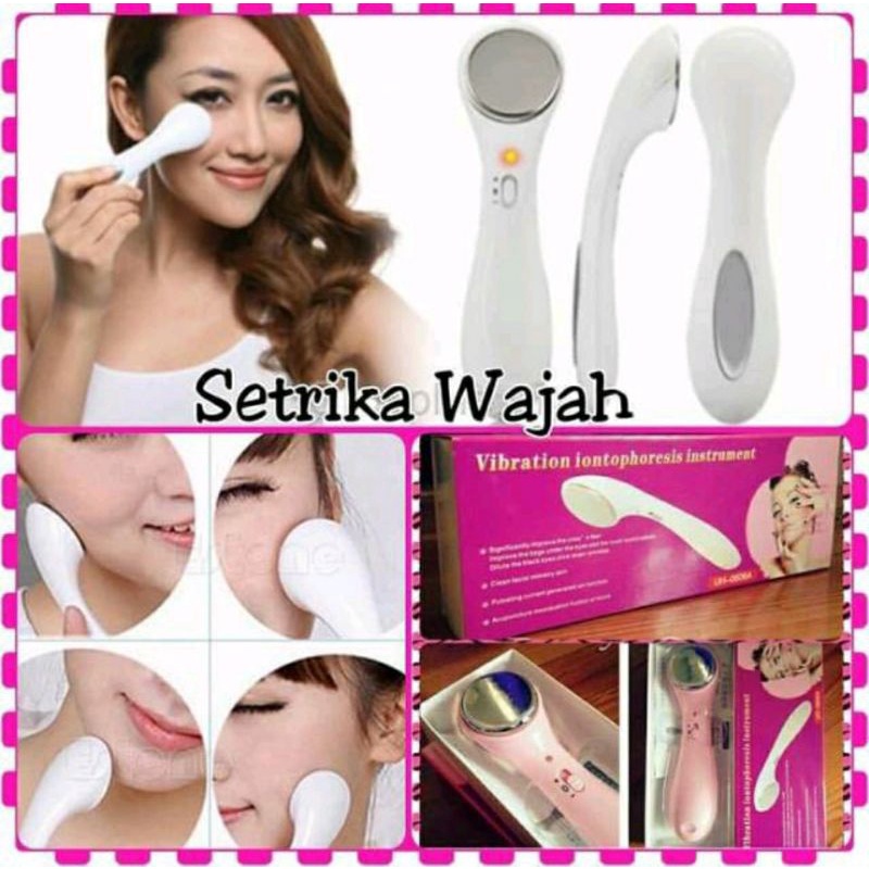 SETRIKA WAJAH VIBRATION / ION FACE MASSAGER