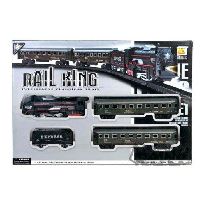 Mainan Kereta Api Rail King Hitam (19033-7)