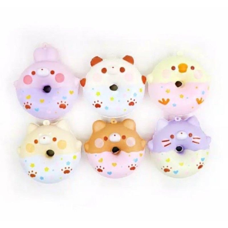 Squishi Mini Donat Animal / Squishy Donat