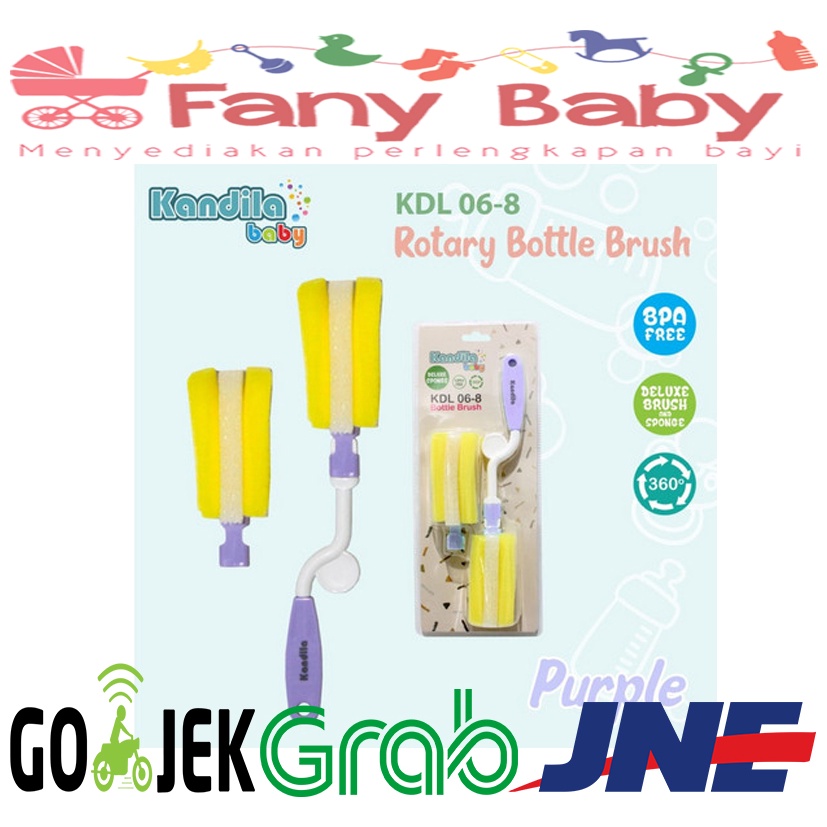 KANDILA BABY DELUXE SPONGE BOTTLE BRUSH / KDL 06-8