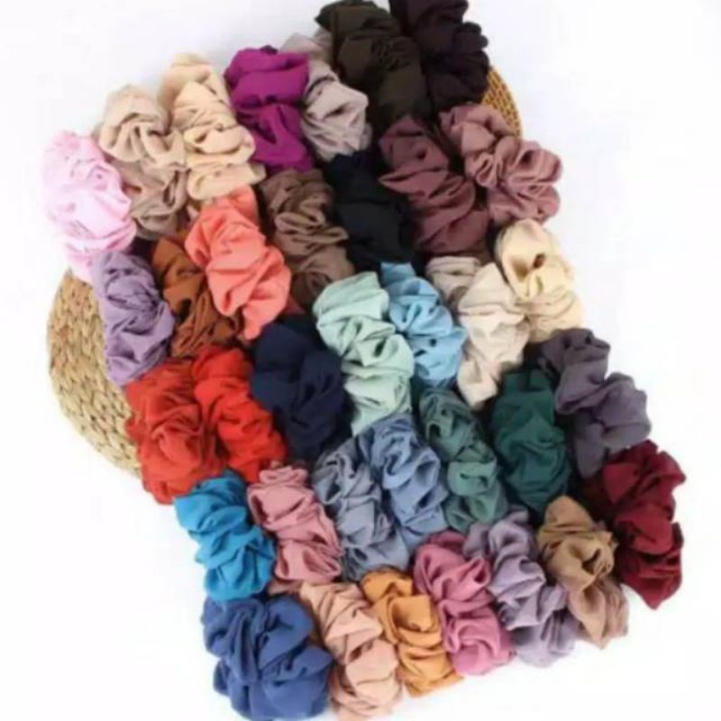 SCRUNCHIE HIJAB . CEPOL HIJAB RANDOM