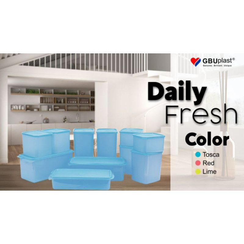 Set Toples Daily fresh Gbu Set Wadah Serbaguna