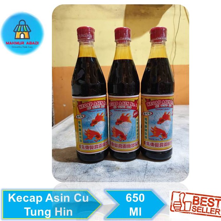 

KECAP ASIN CAP CU TUNG HIN 650 ML BOTOL || Makmur Abadi Official Store