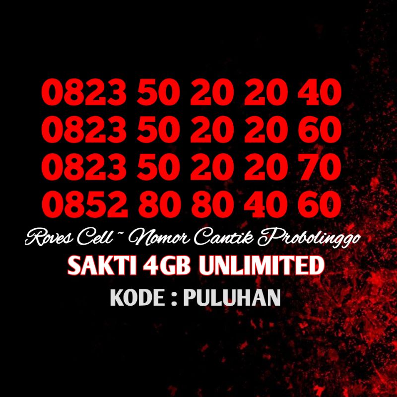 KARTU SAKTI 4GB + 1GB WA DAN BONUS TELPON 1BULAN KARTU SAKTI MERDEKA *363*815#