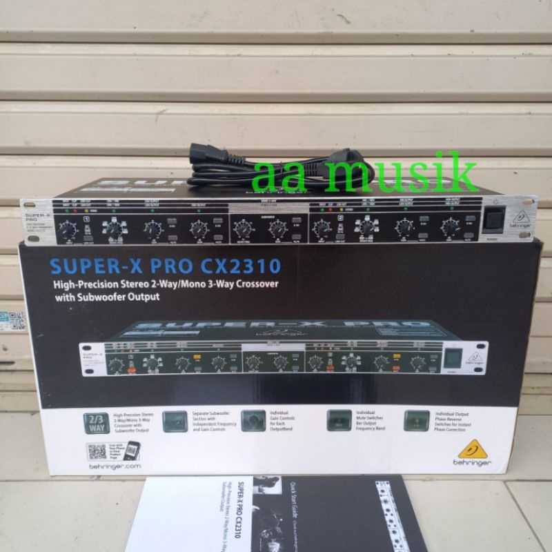 CROSSOVER BEHRINGER CX2310 CROSOVER AKTIF 2/3 WAY CX 2310