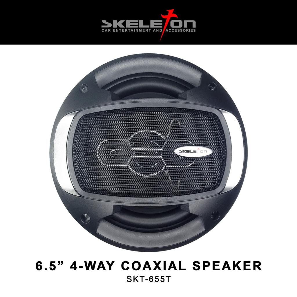 Skeleton Speaker Coaxial 6.5 Inch Audio Mobil 4 Way SKT-655T