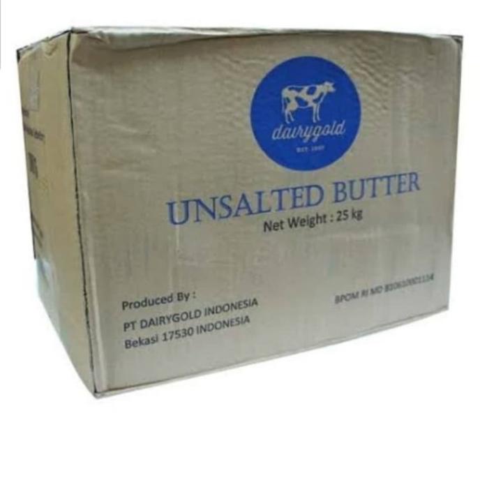 

BAYAR DITEMPAT butter dairy gold unsalted 1kg repack