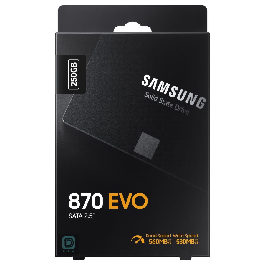 SSD SAMSUNG 870EVO - 250GB 870 EVO 250 GB SATA 2.5"