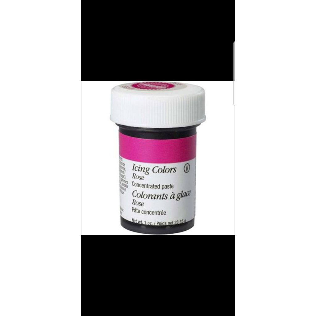 

Wilton color Rose rosado 1oz pewarna makanan icing gel color paste pink