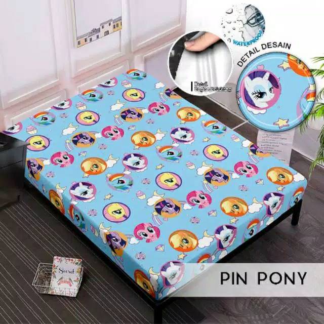 sprei waterproof monalisa uk 180*160#