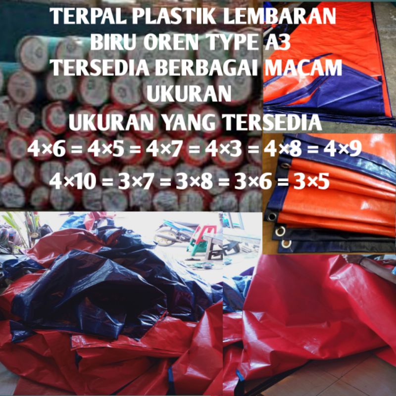 TERPAL PLASTIK TENDA LEMBARAN TERSEDIA BERBAGAI MACAM UKURAN INFO LEBIH LENGKAP BACA DI DESKRIPSI