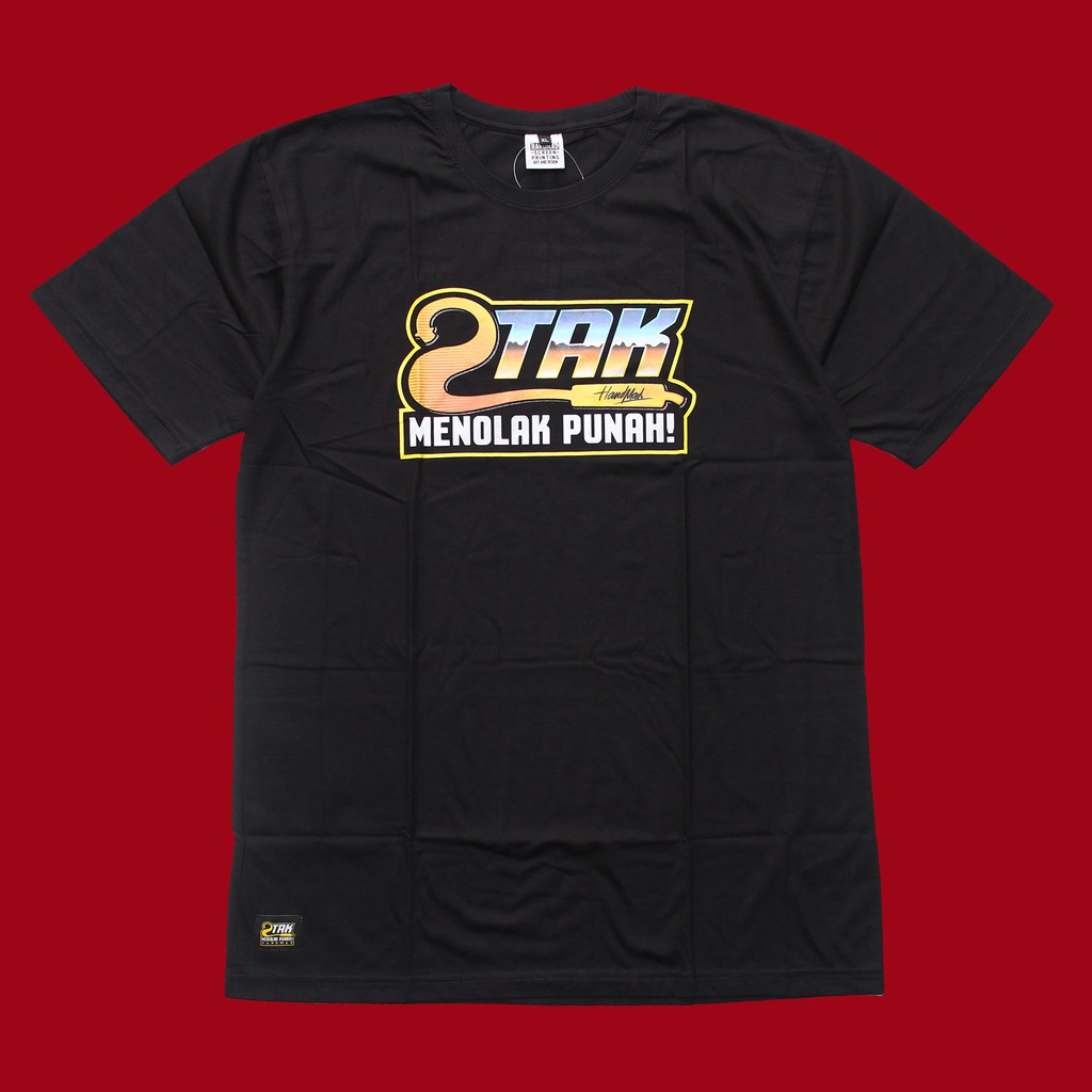 Baju Kaos 2TAK - BLAYER 2TAK Black T-shirt