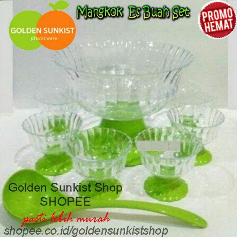 [ ⭐FREE ONGKIR⭐ ] Mangkok es buah besar golden sunkist MB 7055 food grade asli original