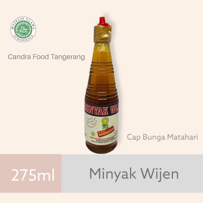 Saos Raja Rasa/Minyak Wijen/Kecap Ikan/ Saos TiramCap Matahari HALAL ukuran 275ML