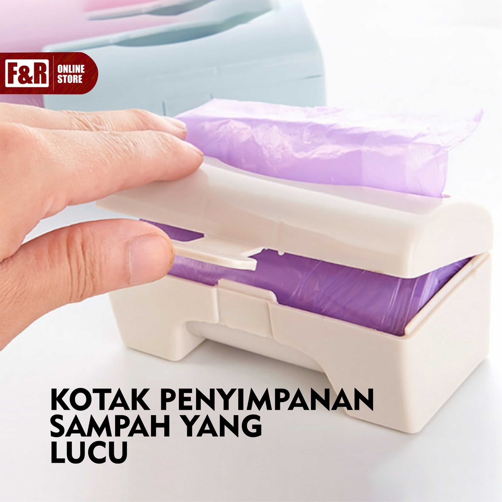 Kotak Tempat Penyimpanan Kantong Plastik Sampah Gulungan Roll Perlengkapan Rumah Plastic Storage Box