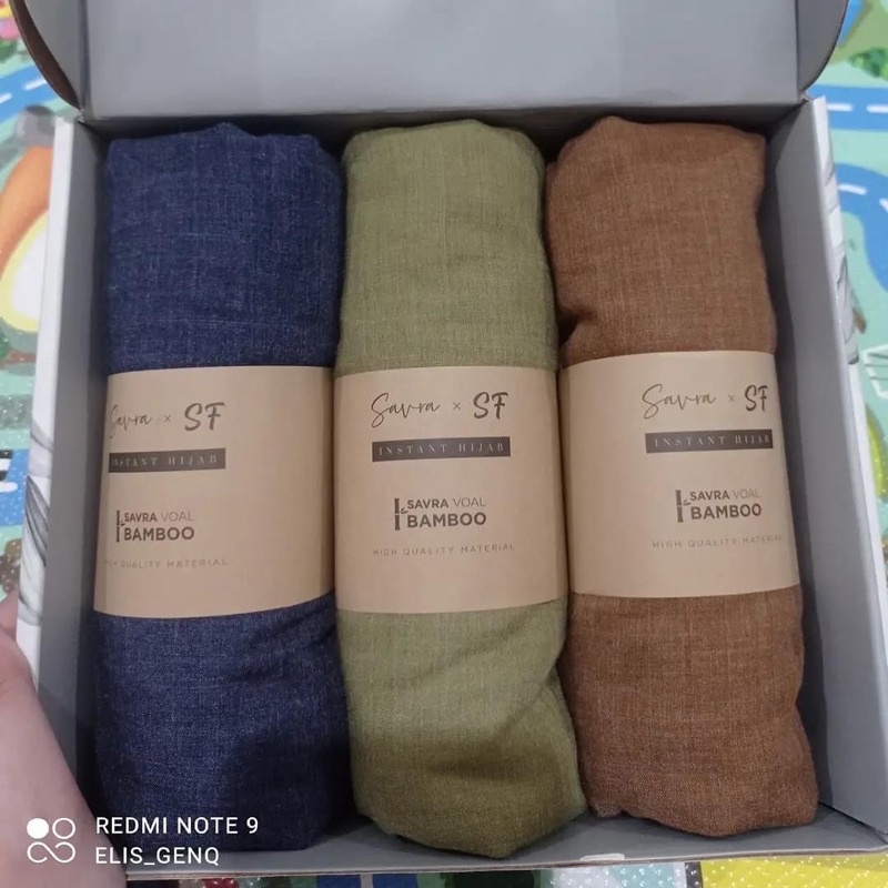 HIJAB SAVRA X SF (BAMBOO) - HIJAB INSTAN