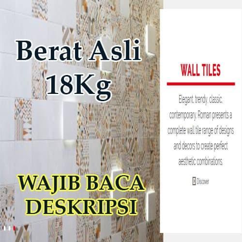 Keramik Dinding Roman W63704R 30x60 dMetro White