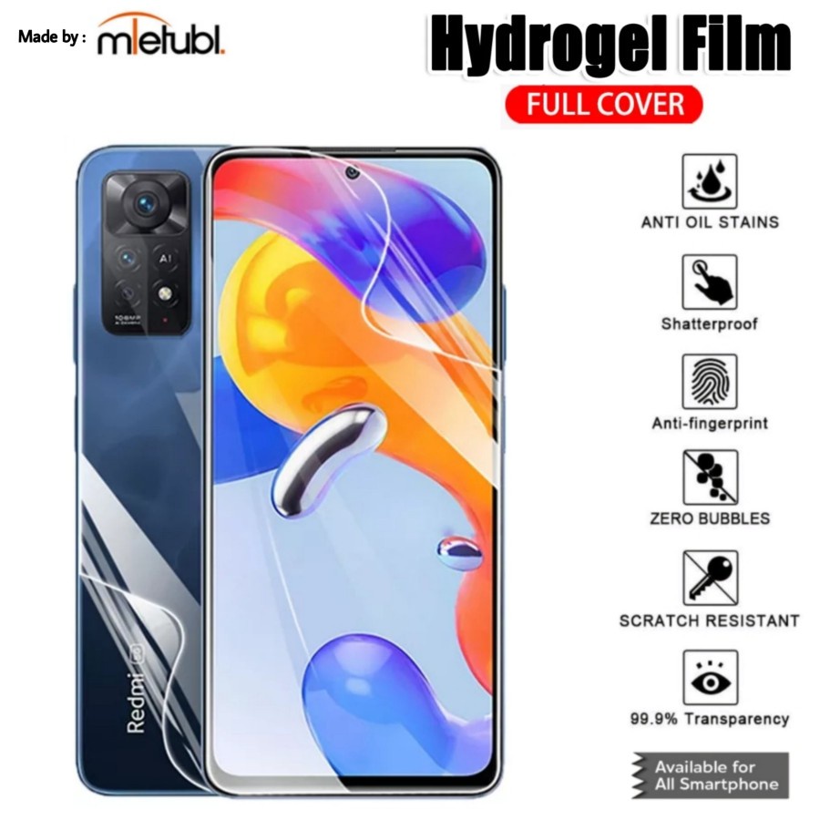 Anti Gores Hydrogel XIAOMI REDMI NOTE 11 4G / Xiaomi Redmi Note 11 5G Hydrogel Film Not Tempered Gla